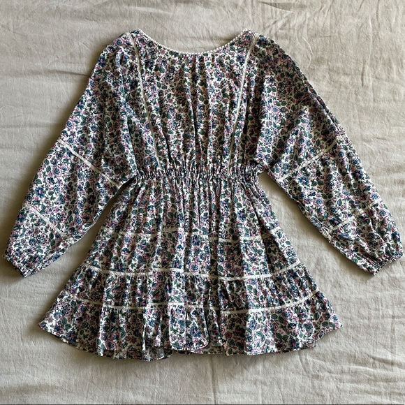 Love Shack Fancy Dresses & Skirts - Love Shack Fancy Floral Noelle Mini Dress